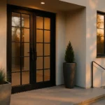 Puerta exterior a medida de hierro y cristal. Calidad 100% Certificada - 694 20 42 14