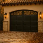 Puerta de hierro de garaje