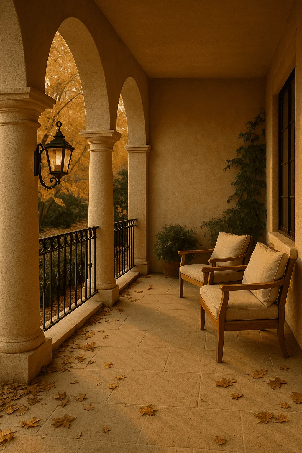 Escalera de hierro forjado con barandilla en Alicante