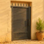 Puerta exterior a medida en hierro forjado. Calidad 100% Certificada - 694 20 42 14